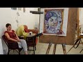 Live Portrait Speedpainting, using POSCA Pens (GoProArt)