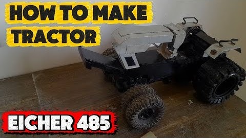 How to make tractor🚜 with pvc pipe | Homemade Eicher 485 4×4 Tractor 🚀