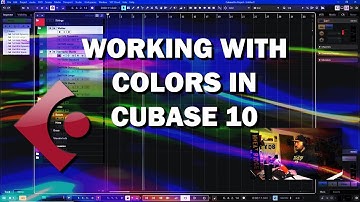 Cubase 10 Tutorial - Working with Colors