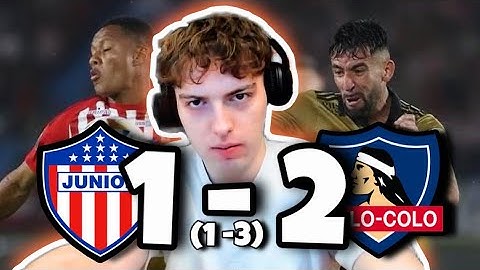 DAVO REACCIONA A COLO COLO 2 - 1 JUNIOR | OCTAVOS DE FINAL LIBERTADORES