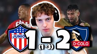 DAVO REACCIONA A COLO COLO 2 - 1 JUNIOR | OCTAVOS DE FINAL LIBERTADORES