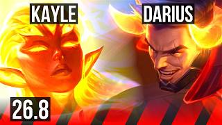 KAYLE vs DARIUS (TOP) | KR Master | 26.8