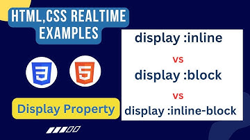 display inline vs block | css display property | display inline block | css tutorials in telugu #css