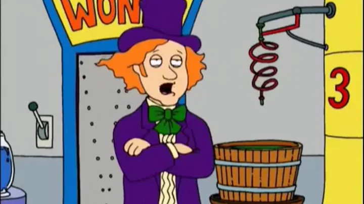 Family Guy - Peter lies to Willy Wonka