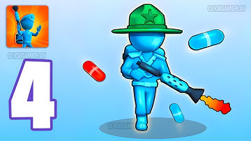 Plastic Army: Battle Simulator Gameplay Walkthrough Part 4 - Tutorial War Commander (Android,iOS)