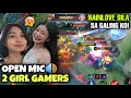 NAINLOVE SAKIN 2 GIRL GAMER Naka-OPEN MIC!! TRIO DAW KAMI? Inaway sila ng GF ko😂 (MLBB)