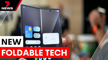 Samsung unveils next-generation foldable devices | 7NEWS