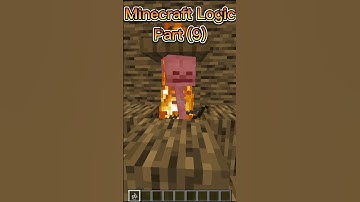 Minecraft Logic Part (9) #viral #shorts