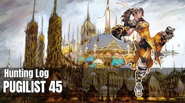 Final Fantasy XIV | A Realm Reborn | Hunting Log - Pugilist 45