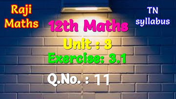 12th maths-chapter 3- exercise 3.1- sum 11- theory of equations- TN syllabus