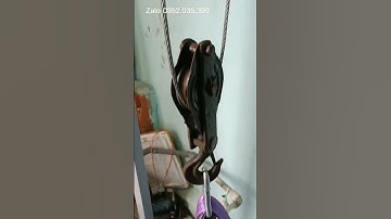 Tời quay tay 1000lbs nâng 2 bao xi măng khoẻ - Cokhilienson.com