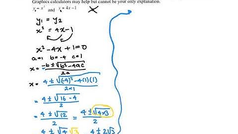 Find the coordinates of the point(s) of intersection - pair of curves meet