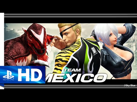 The King of Fighters XIV (2016) "Team Mexico" Gamepaly Trailer - PS4