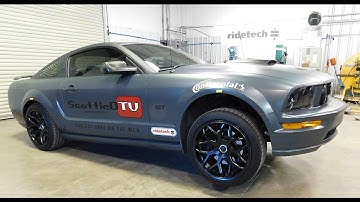 Ford Mustang GT RideTech Coilover Upgrade How To Set Ride Height