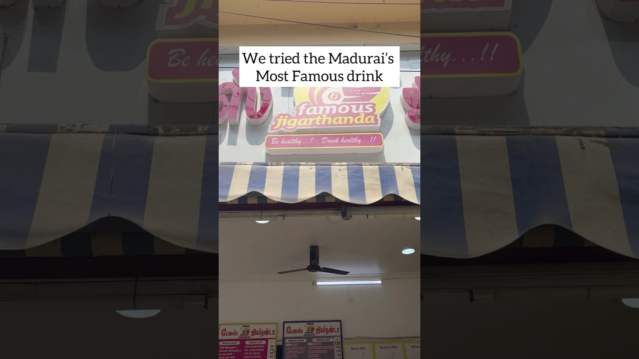Most Famous Drink in Madurai 
