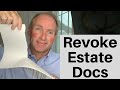 How To Revoke Estate Planning Documents