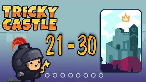 Tricky Castle Level 21 - 30 Walkthrough and Bats Location