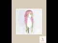 Mitsuri Kanroji Cosplay Wig Kimetsu no Yaiba Long Pink Green Heat Resistant Hair Authentic Cospla...