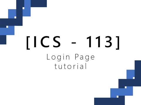 ICS 113 - JSP Login Page