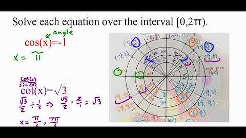 Solving Trig Equations 1
