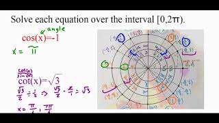 Solving Trig Equations 1