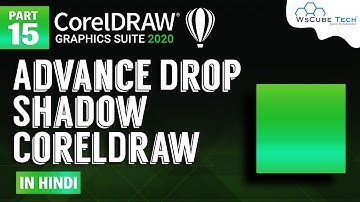 Drop Shadow Tool - Advance Drop Shadow with Transparency Effect in CorelDraw | CorelDraw Tutorial#15