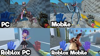 Grabpack Test UPDATE: Poppy Playtime Chapter 5 - PC vs Mobile vs Roblox Comparison Gameplay (Fangame screenshot 2