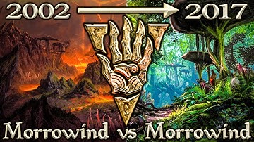 Morrowind vs Morrowind ESO - Side By Side Comparison