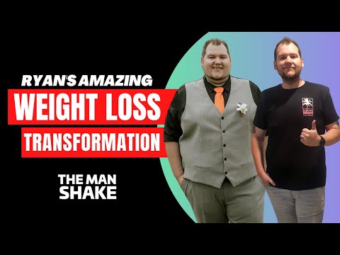 Ryan's amazing weight loss transformation using The Man Shake