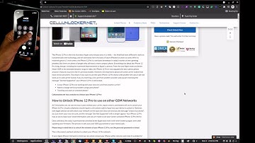 SIM unlocking IPHONE 12 PRO using  cellunlocker.net [SUCCESS]