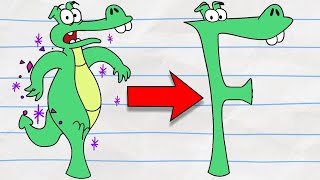 dragon becomes alphabet lore letter f boy dragon cartoons for kids wildbrain kids