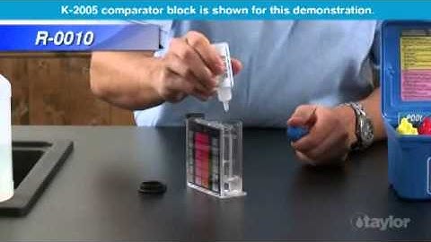 JimSwim.com Performing Calcium Hardness Test with Taylor K-2006