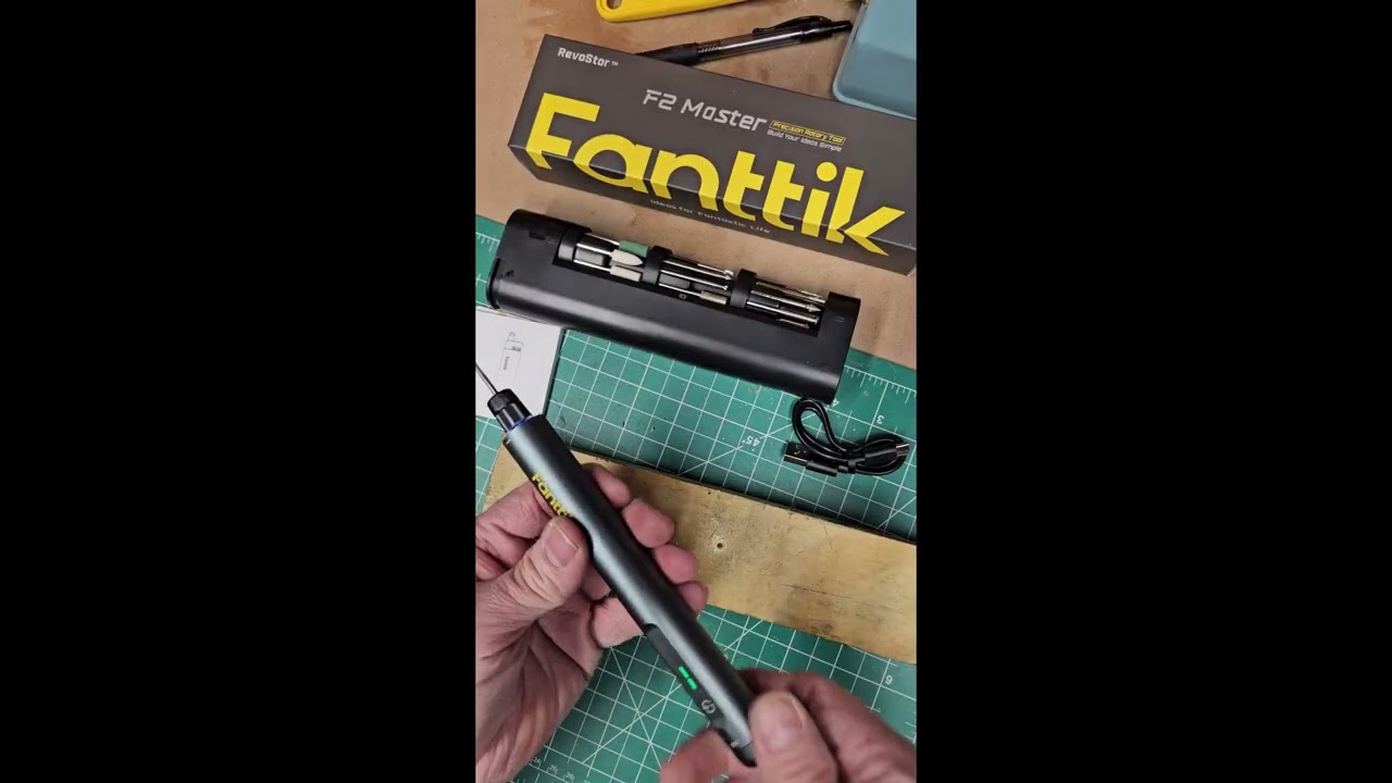Миниатюрный аккумуляторный роторный инструмент Fanttik F2 Master, двигатель NeoPulse, 5 режимов с...