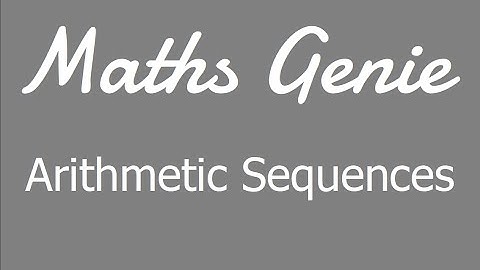 IGCSE Arithmetic Sequences