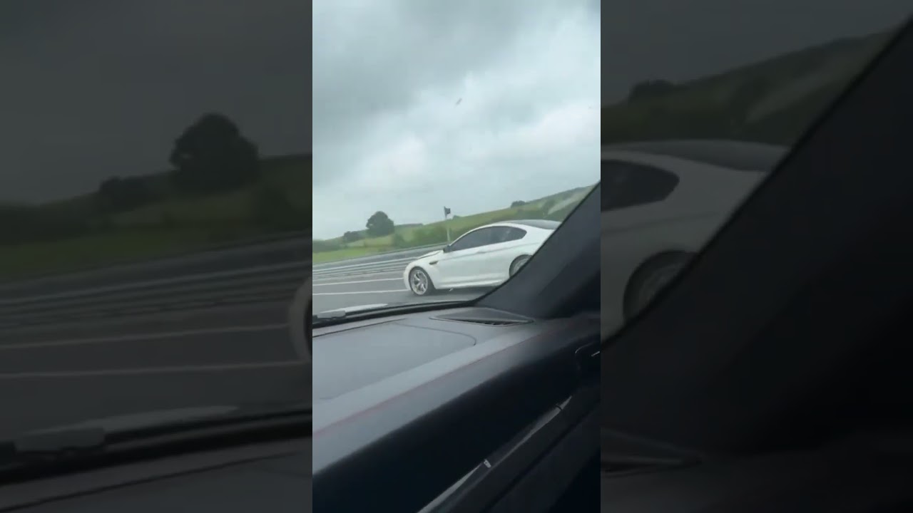 BMW M6 vs PORSCHE GT3 TWIN TURBO at 350kmh+ 