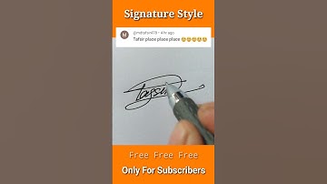 Attractive Signature style 👍