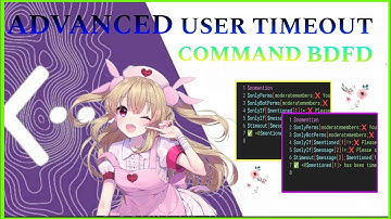 ADVANCED USER TIMEOUT  | BDFD TUTORIAL | USER TIMEOUT | Bot Designer