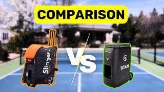 TITAN vs SLINGER - What pickleball ball machine is best?