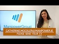 Catherine from manpowergroup is looking for a hr professional for a new role