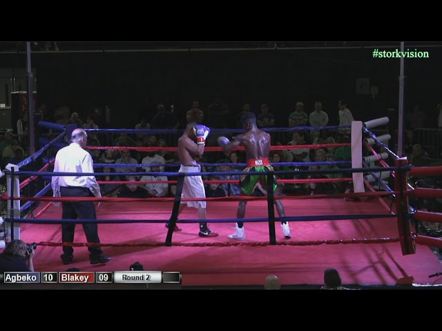 Tri Star Boxing Sena Agbeko vs Lawrence Blakey 3 17 18 #storkvision