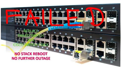How to Replace Failed Switch in a Cisco Switch Stack | NO OUTAGE OR STACK REBOOT