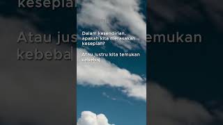 Dalam Kesendirian Apakah Kita Merasakan Kesepian shorts