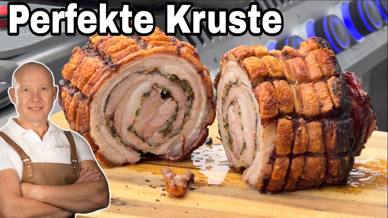 Porchetta mit perfekter Kruste – so wird sie wirklich knusprig!🔥
