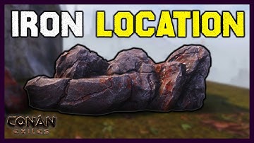 Conan Exiles - How To Find Iron Ore - Best Locations