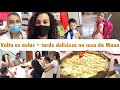 Nossa manhã || FUI COMPRAR MATERIAIS ESCOLARES e encontrei Laís || Tarde na Letícia, acabou em pizza