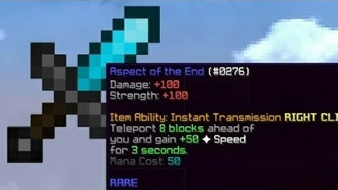 ASPECT OF THE END GIVEAWAY! (Hypixle SkyBlock)