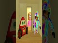 Can Colorful GuGu Gaga and McQueen Pou Hide From Nextbots?