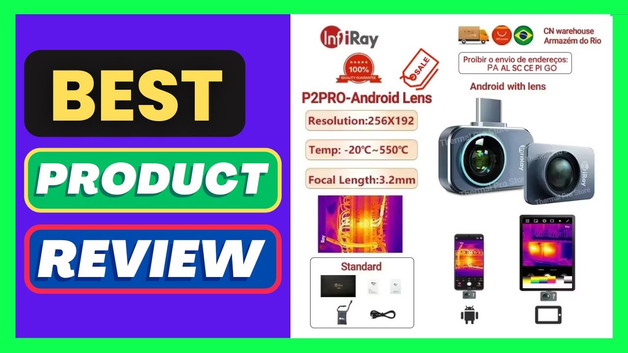 InfiRay Thermal Camera P2 PRO Floor Heating HVAC Scientific PCB