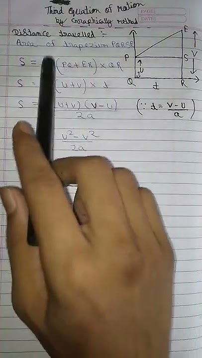 Derive Third Equation Of Motion By Graphically Method shorts YouTube derive-third-equation-of-motion-by-graphically-method-shorts-youtube