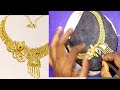Making a Gold Necklace  || Gold necklace Design  2021